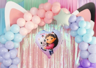 BALON FOLIOWY KOCI DOMEK GABI 45cm BALON GABBY'S DOLLHOUSE