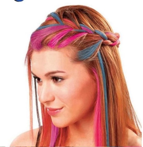 FIOLETOWA KREDA DO WŁOSÓW ZMYWALNA