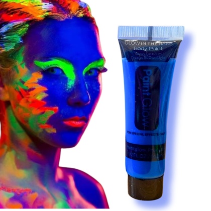 NIEBIESKA FARBKA DO CIAŁA ŚWIECĄCA W UV 14,2ml