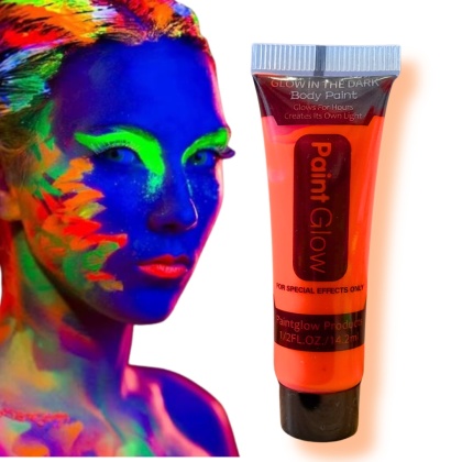 POMARAŃCZOWA FARBKA DO CIAŁA ŚWIECĄCA W UV 14,2ml