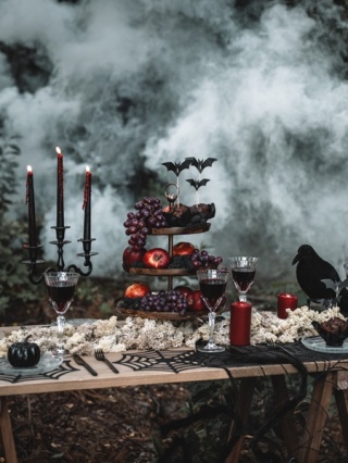 TOPPERY DO MUFFINEK NIETOPERZE 6szt. DEKORACJE NA HALLOWEEN