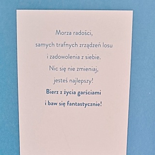 3561 KARTKA Z ŻYCZENIAMI NA 40 URODZINY DLA MĘŻCZYZNY