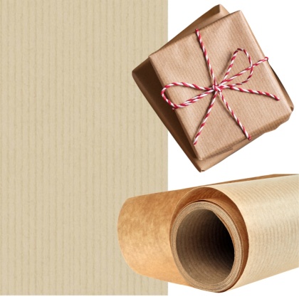 PAPIER OZDOBNY KRAFTOWY 3m x 70cm PAPIER DO PAKOWANIA PREZENTÓW 1 ROLKA