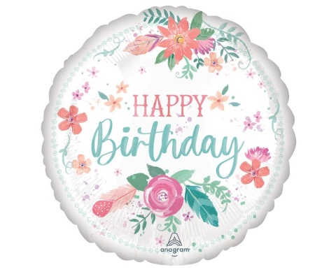 balon urodzinowy dla kobiety