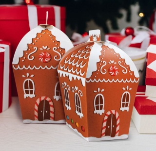 PUDEŁECZKA NA UPOMINKI PIERNIKOWE DOMKI 3szt. KALENDARZ ADWENTOWY