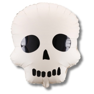 BALON FOLIOWY CZASZKA 52cm BALON NA HALLOWEEN SZKIELET
