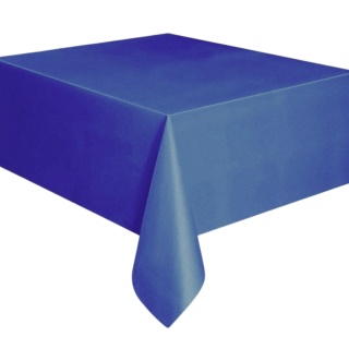 GRANATOWY OBRUS CERATKA 137x274cm WODOODPORNY WIELORAZOWY