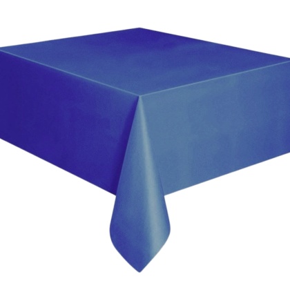 GRANATOWY OBRUS CERATKA 137x274cm WODOODPORNY WIELORAZOWY