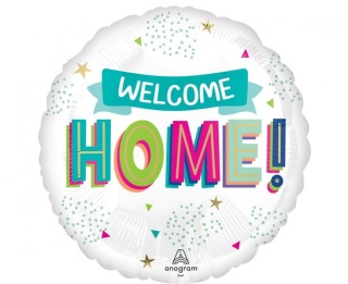 BALON FOLIOWY WELCOME HOME 45cm BALON NA POWITANIE