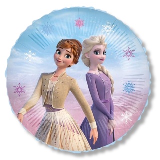 BALON FOLIOWY KRAINA LODU ANNA I ELSA 46cm BALON FROZEN