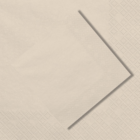 BEŻOWE SERWETKI GŁADKIE 20szt. 33x33cm SERWETKI JEDNORAZOWE FIOLETOWE