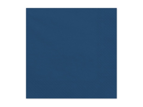 GRANATOWE SERWETKI GŁADKIE 20szt. 33x33cm SERWETKI JEDNORAZOWE