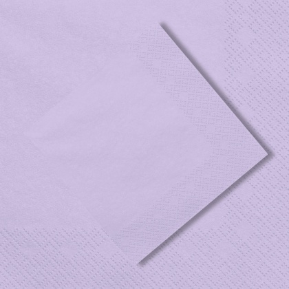 FIOLETOWE SERWETKI GŁADKIE LILIOWE 20szt. 33x33cm SERWETKI JEDNORAZOWE FIOLETOWE