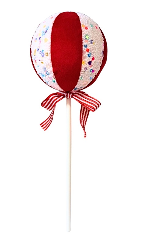 STYROPIANOWA ZAWIESZKA LIZAK BOMBKA 24cm 1szt.