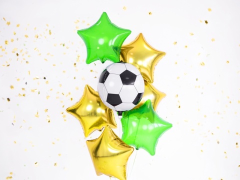 BALON FOLIOWY GWIAZDKA ZŁOTA 48cm URODZINY SYLWESTER