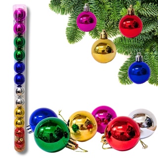 BOMBKI MIX KOLORÓW 12szt. KOLOROWE BOMBKI 4cm