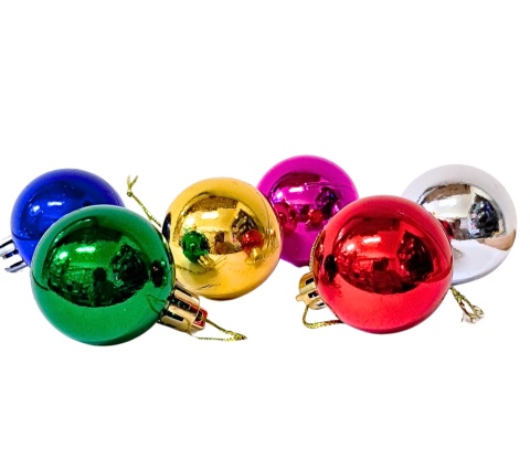 BOMBKI MIX KOLORÓW 12szt. KOLOROWE BOMBKI 4cm