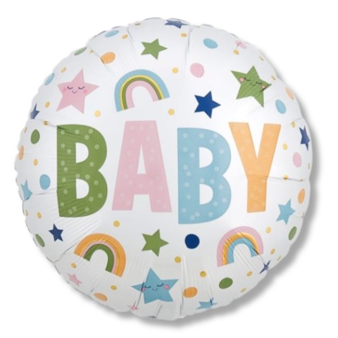 BALON FOLIOWY BABY 45cm BALON NA BABY SHOWER POWITANIE DZIECKA