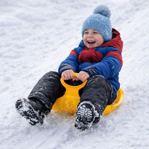 PROFILOWANY ŚLIZG DO ZJAZDÓW JABŁUSZKO SANKI - RÓŻNE KOLORY