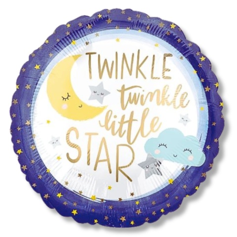 BALON FOLIOWY TWINKLE LITTLE STAR 45cm BALON DLA DZIECKA