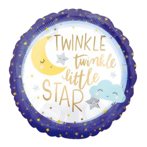 BALON FOLIOWY TWINKLE LITTLE STAR 45cm BALON DLA DZIECKA
