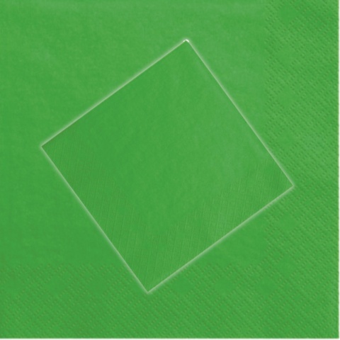 ZIELONE SERWETKI GŁADKIE 20szt. 33x33cm ZIELONA DEKORACJA STOŁU