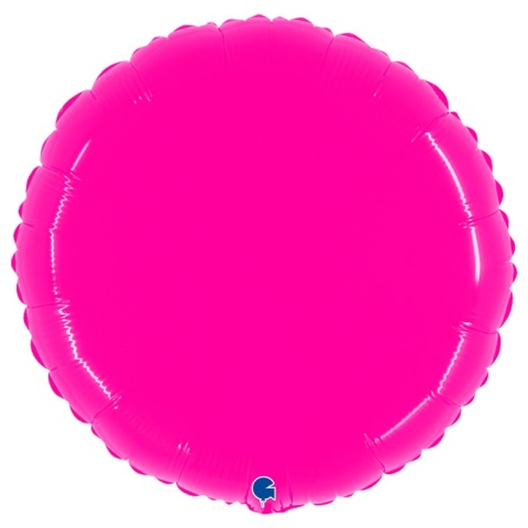 BALON FOLIOWY PASTYLKA RÓŻOWA 53cm BALON PINK FLUO