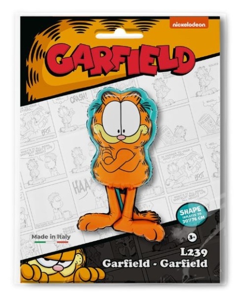BALON FOLIOWY KOT GARFIELD 76cm BALON Z BAJKI GARFIELD