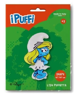 BALON FOLIOWY SMERFETKA 107cm BALON Z BAJKI SMERFY