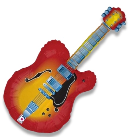 BALON FOLIOWY MUZYCZNY GITARA 89cm BALON GITARA