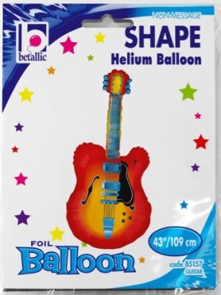 BALON FOLIOWY MUZYCZNY GITARA 89cm BALON GITARA