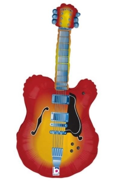 BALON FOLIOWY MUZYCZNY GITARA 89cm BALON GITARA