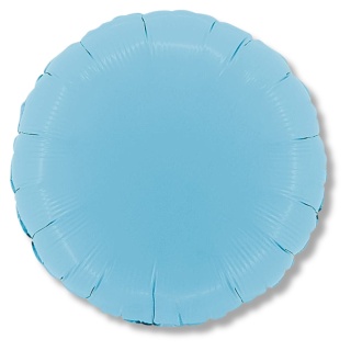 BALON FOLIOWY PASTYLKA NIEBIESKA MATOWA 45cm BALON PASTYLKA