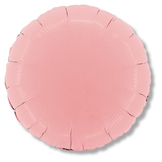 BALON FOLIOWY PASTYLKA RÓŻOWA MATOWA 45cm BALON PASTYLKA