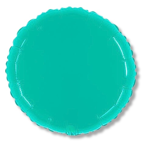 BALON FOLIOWY PASTYLKA TURKUSOWA 53cm BALON TIFFANY FLUO