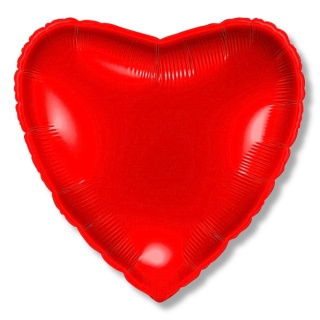 BALON FOLIOWY SERCE CZERWONE 56cm BALON CZERWONE SERCE NA WALENTYNKI