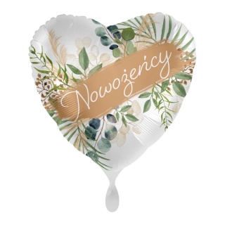 BALON DLA NOWOŻEŃCÓW MŁODEJ PARY 43cm WEDDING BALLOON