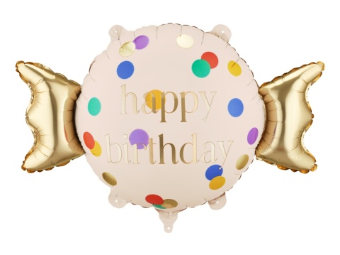 BALON URODZINOWY CUKIEREK 76cm BALON HAPPY BIRTHDAY