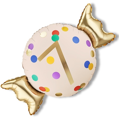 BALON URODZINOWY Z CYFRĄ 7 76cm BALON NA 7 URODZINY