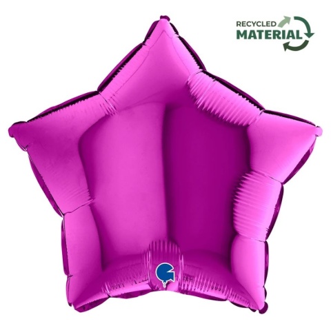 BALON GWIAZDKA FIOLETOWA 46cm BALON FIOLETOWA GIWAZDA