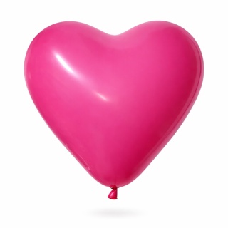 040s BALONY SERCA RÓŻOWE 28cm 100szt. BALON SERCE