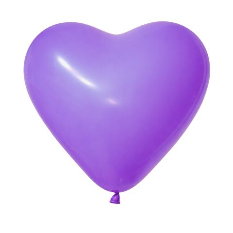 070s BALONY SERCA FIOLETOWE 28cm 100szt. BALON SERCE