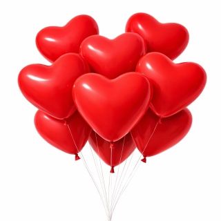 130s BALONY SERCA CZERWONE 28cm 50szt. BALON SERCE