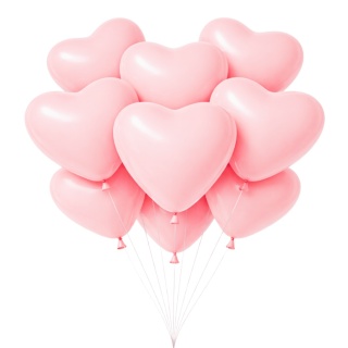 131s BALONY SERCA RÓŻOWE 28cm 100szt. BALON SERCE