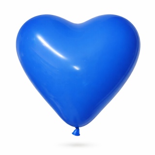 150s BALONY SERCA NIEBIESKIE 28cm 10szt. BALON SERCE