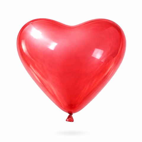 330s BALONY SERCA CZERWONE TRANSPARENTNE 28cm 10szt. BALON SERCE