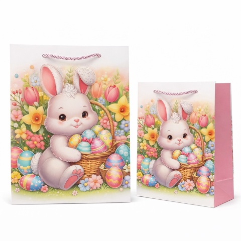 WIELKANOCNA TOREBKA PREZENTOWA 32x26cm RÓŻNE WZORY