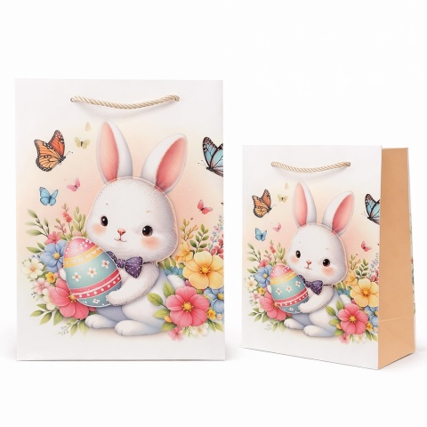 WIELKANOCNA TOREBKA PREZENTOWA 32x26cm RÓŻNE WZORY