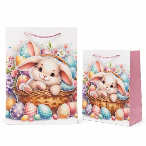 WIELKANOCNA TOREBKA PREZENTOWA 32x26cm RÓŻNE WZORY