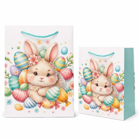 WIELKANOCNA TOREBKA PREZENTOWA 32x26cm RÓŻNE WZORY